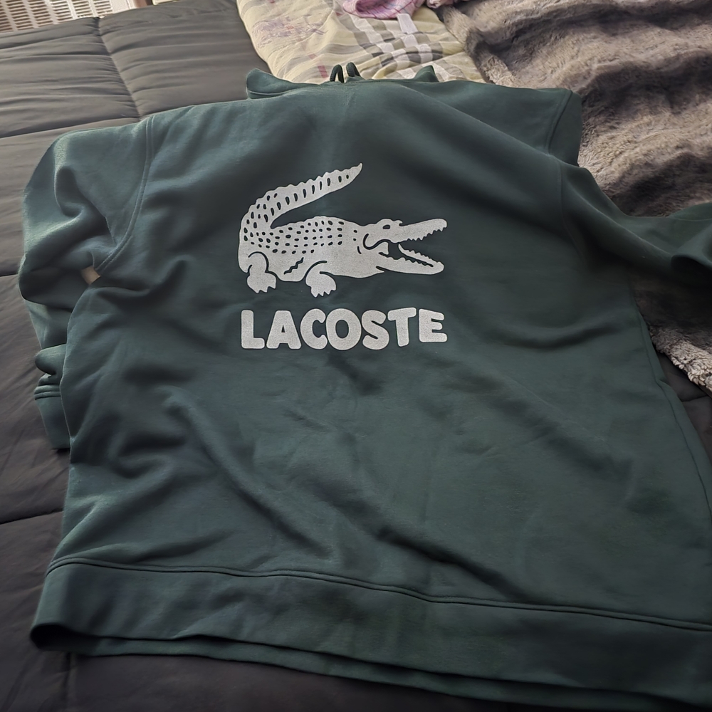 Lacoste Dark Green Pullover with Logo